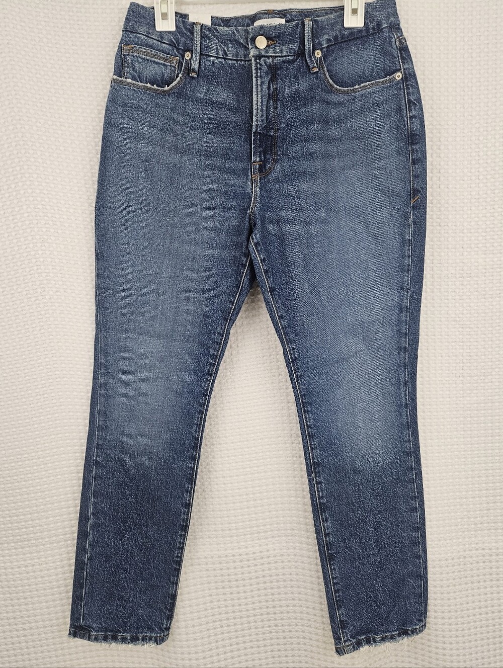 Good American Good Classic Straight Leg Jeans NEW sz 6/28 Comfy Business Casual